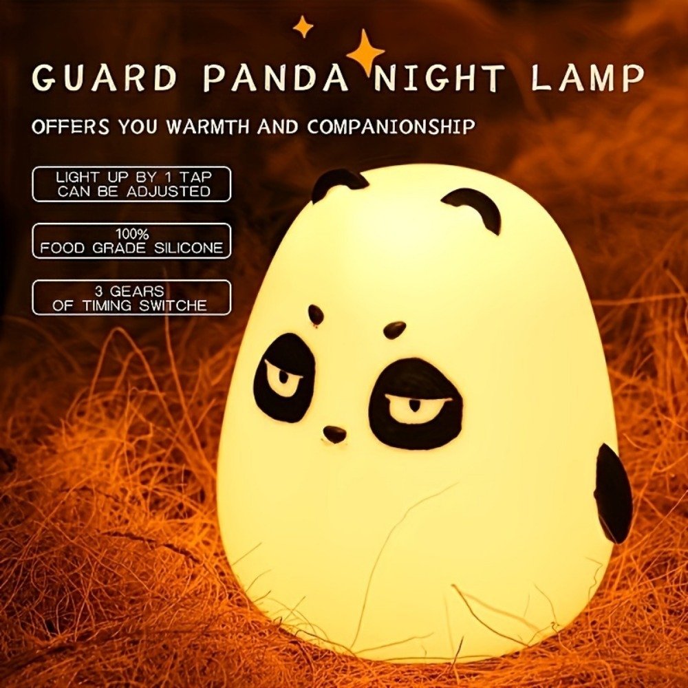 1 LED Cute Rainbow Light Changing Silicone Light Pat Control USB Charging Soft Silicone Light Christmas Gift For Girls Boys,mystery Box - Image 5