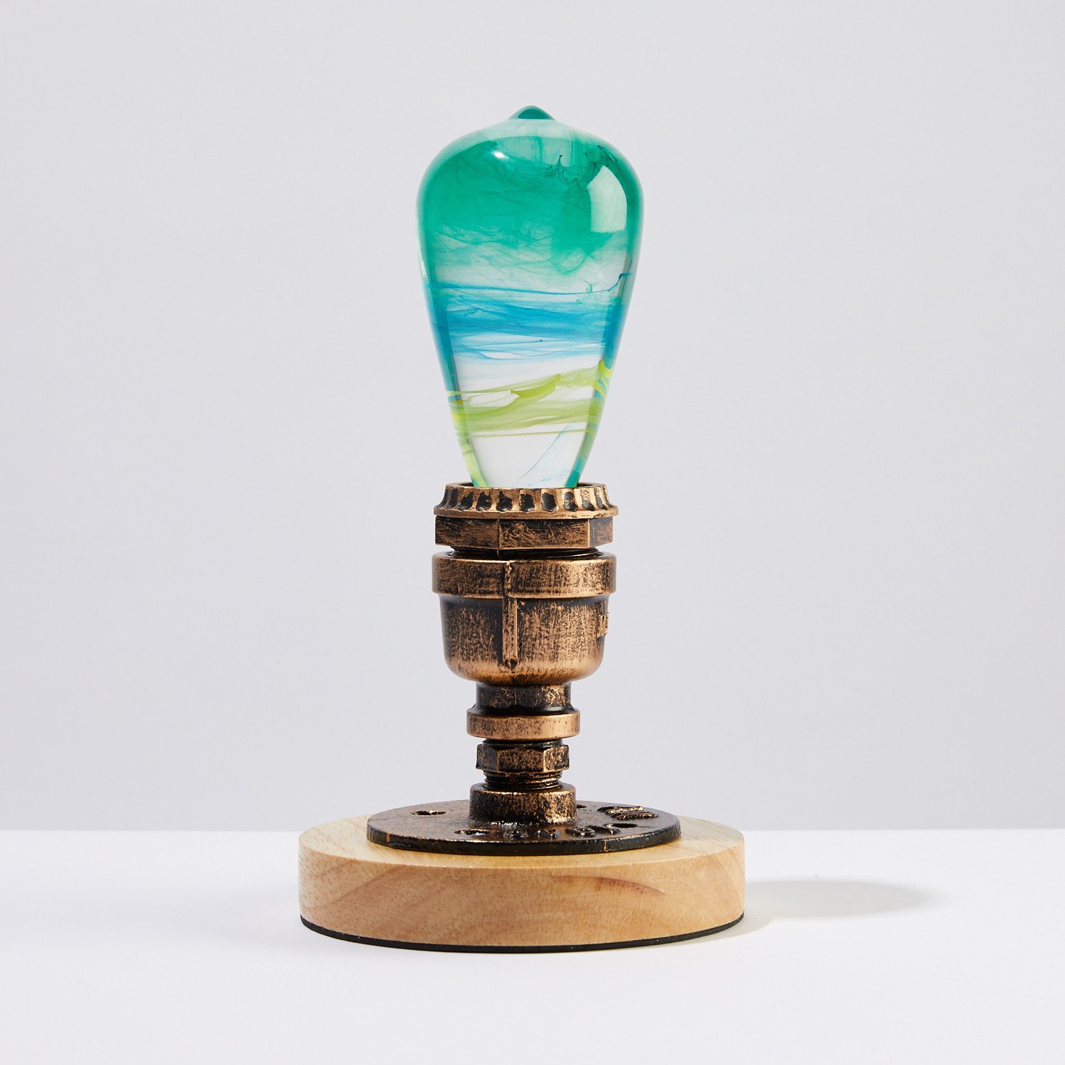 EP LIGHT Resin Wood Table Lamp, Ambient Night Lights, Birthday Gifts, Creative Lighting - Image 2