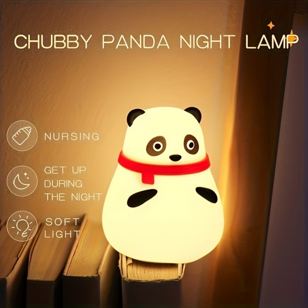 1 LED Cute Rainbow Light Changing Silicone Light Pat Control USB Charging Soft Silicone Light Christmas Gift For Girls Boys,mystery Box - Image 2