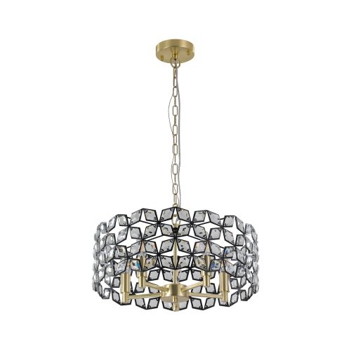 Modern Crystal Chandelier, Suitable For Living Room Round Crystal Lamp Luxury Home Decoration Lamps-Unusable Platform - Temu - Image 2