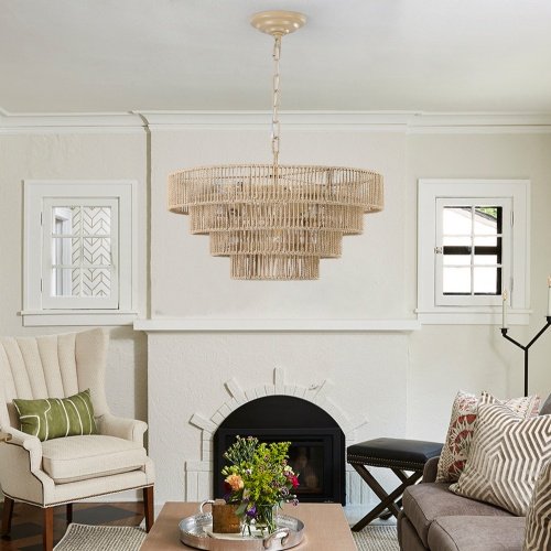 Bohemian Woven Chandelier -Unavailable Platform- Temu - Image 9