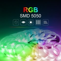 RGB 5050 Flexible Led Strip Lights SMD 12V DC - Image 3