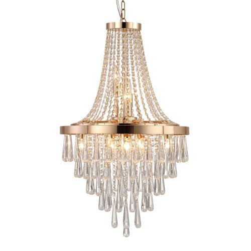 Golden Crystal Chandelier, Large Modern Luxury Chandelier For Living Room, Dining Room, Bedroom, Hallway - Bulb Not Included Unavailable Platforms- Temu - Image 7
